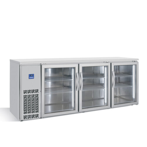 Infrico IMD-ERV84 II GD Back bar coolers - 3 glass doors ERV Series - 19,85 ft3 - Image 1