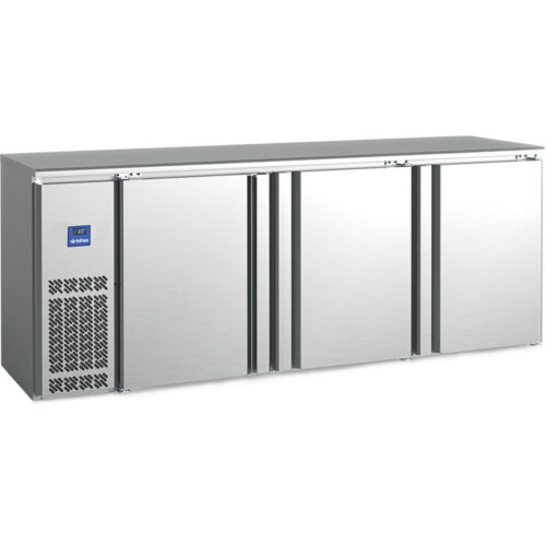 back-bar-coolers-solid-doors-IMD-ERV84IISD-1.jpg Infrico IMD-ERV84 II SD Back bar coolers - 3 solid doors ERV Series - 19,85 ft3 - Image 1