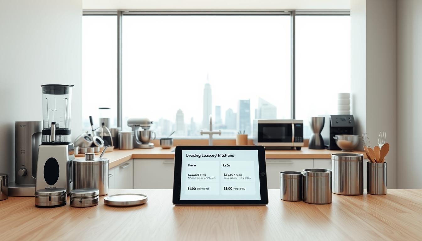 Flexible kitchen equipment leasing options