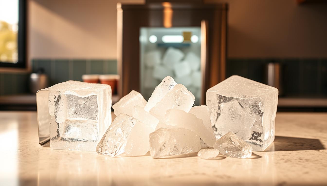 Diverse ice types for restaurants