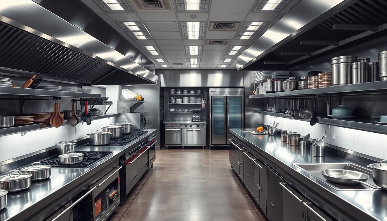 commercial kitchen equipment selection