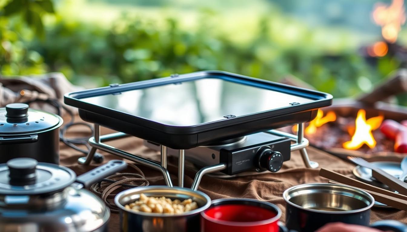 portable electric hot plate for camping
