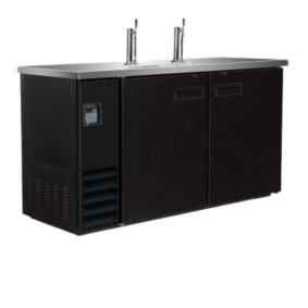 Cold Zone Double Swing Solid Door Keg Cooler CZ BCBD2-2
