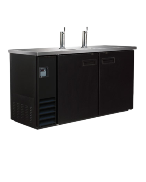 Cold Zone Double Swing Solid Door Keg Cooler CZ BCBD2-2 - Image 1