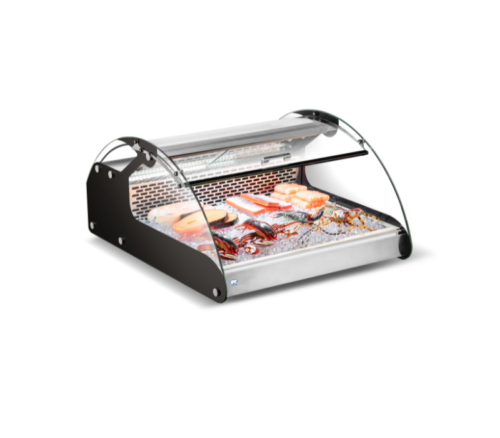 Cold Zone Curved Glass Countertop Refrigerated Display CZ CW-118 - Image 1