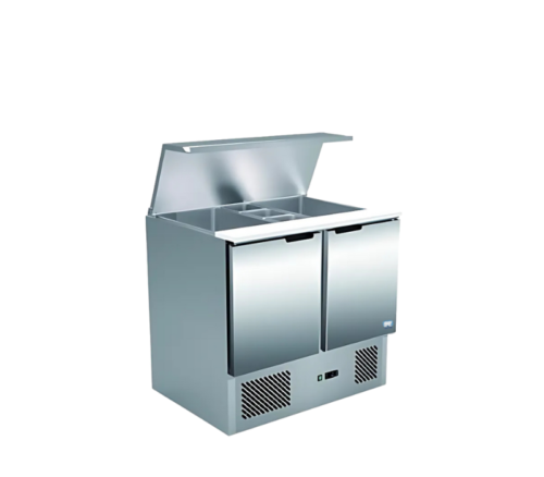 Cold Zone Double-Door Salad Prep Table CZ HR900 - Image 1