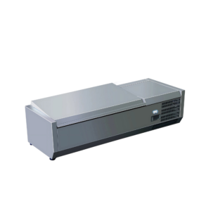 Cold Zone Refrigerated Topping Rail with Stainless Steel Cover CZ TR-55X