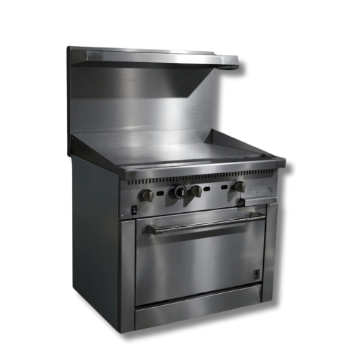 Hot Zone Gas Range with Built-In Convection Oven 36"w/36" Griddle top HZ CR36-36MG - Image 1