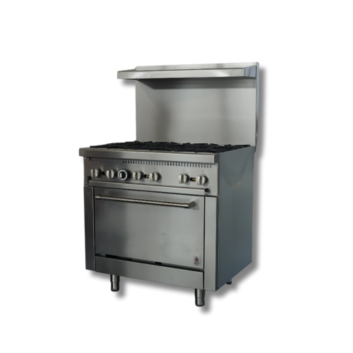Hot Zone Gas Range with Built-In Convection Oven 36" HZ CR36 - Image 1
