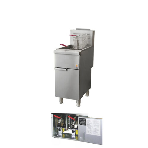 Hot Zone Gas Fryer -Double tank HZ F4D-NG - Image 1