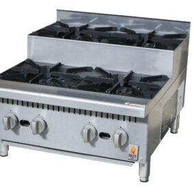 Hot Zone Burner countertop Stainless Steel Step-up Gas Hot Plate HZ HP24-S