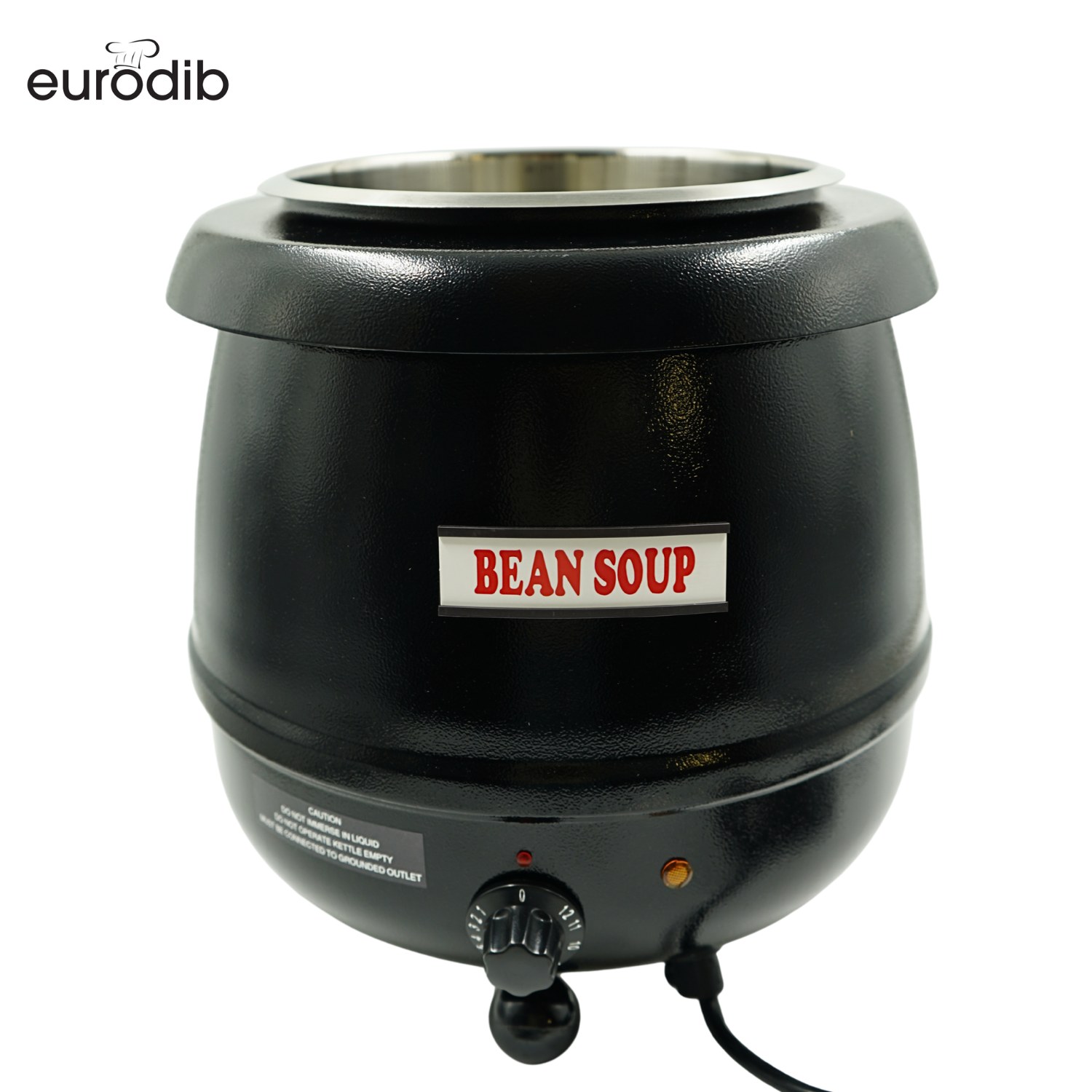 Eurodib SB6000 Soup Kettle – 10.6 qt. (10 L), 12 Heat Settings, 120 V