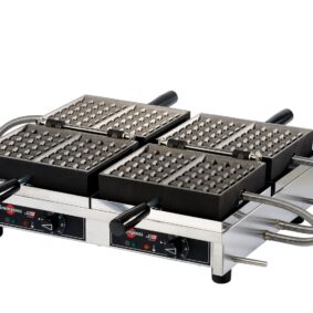 Krampouz WECCBBAT Double 180° Waffle Maker – 4x6 Brussels, 208/240 V