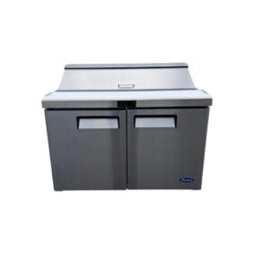 Used Atosa MSF8302GR 48" 2-Door Refrigerated Prep Table – Certified Pre-Owned, 2 Years Old