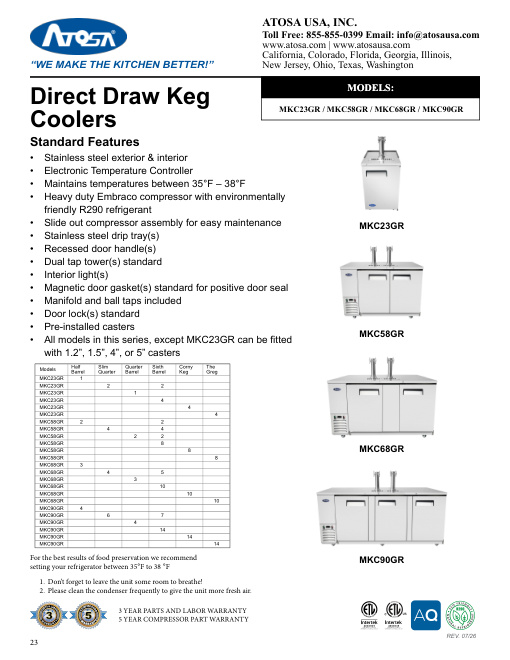 SPEC SHEET