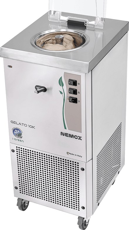 Nemox GELATO10KAUTO Freestanding Gelato Machine – 22 lb/h, 120 V