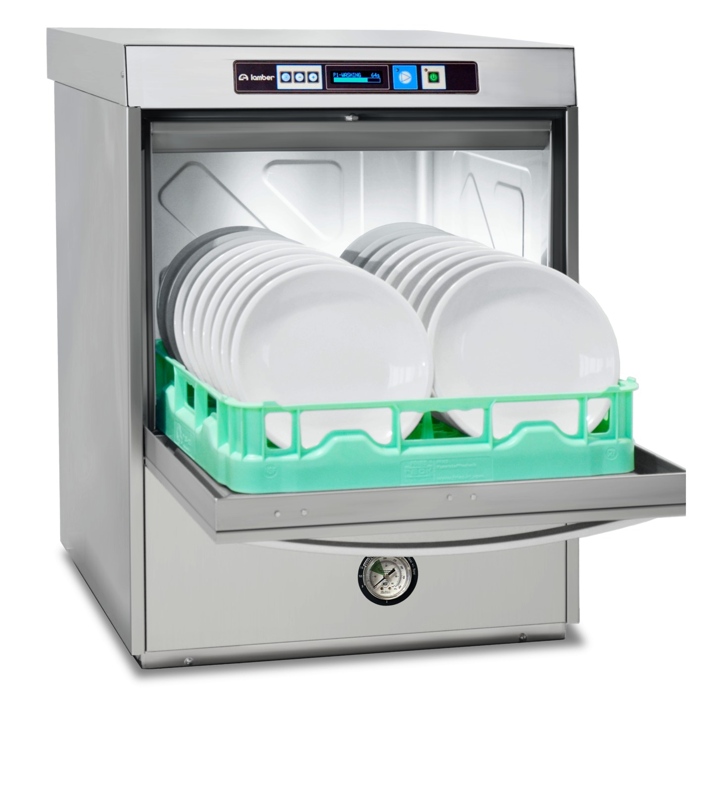 Lamber F99DYPS Undercounter Dishwasher – Double Rack, 14.5" Clearance