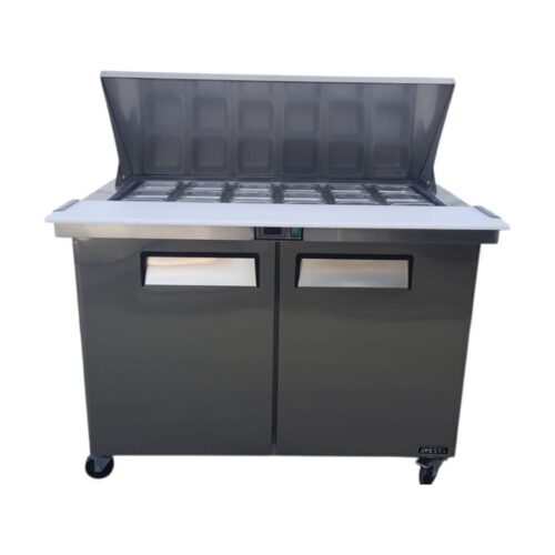 Used Avesta RCMT2-48 48" 2-Door Mega Top Prep Table – Certified Pre-Owned