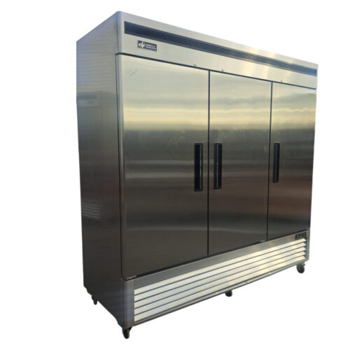 Used EFI C3-82VC 82" 3 Solid Door Reach-In Refrigerator – Certified Pre-Owned, 3 Years Old