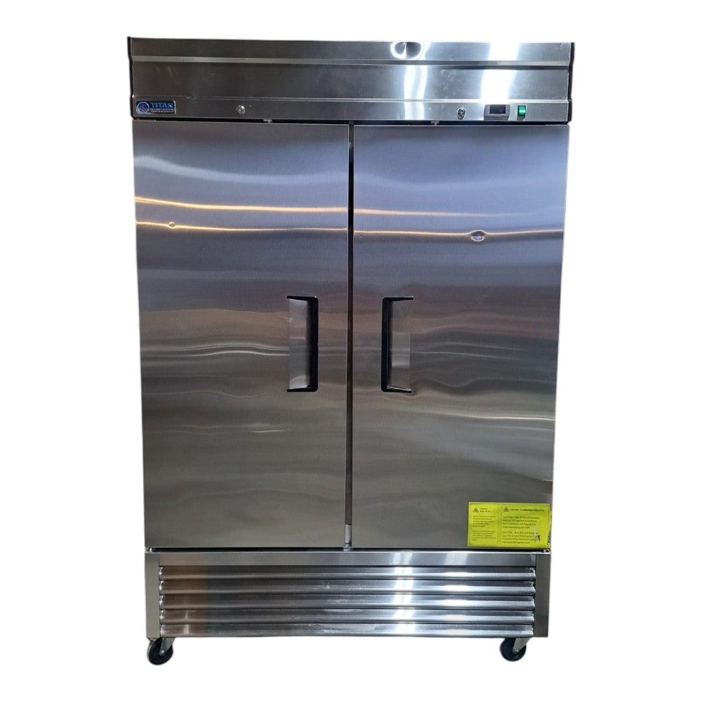 Used Titan ST-49BF-N 54" Two Solid Door Reach-In Freezer – Certified Pre-Owned