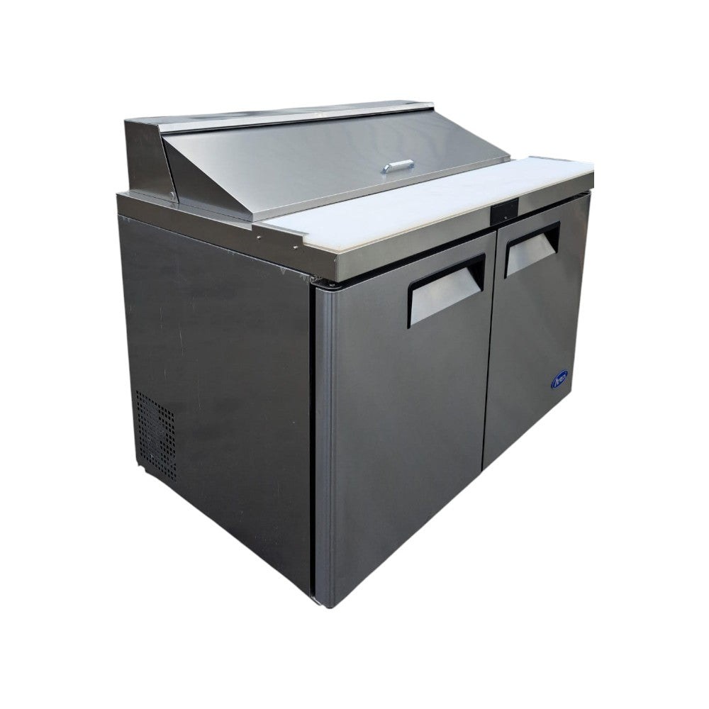 Used Atosa MSF8302GR 48" 2-Door Refrigerated Prep Table – Certified Pre-Owned, 2 Years Old