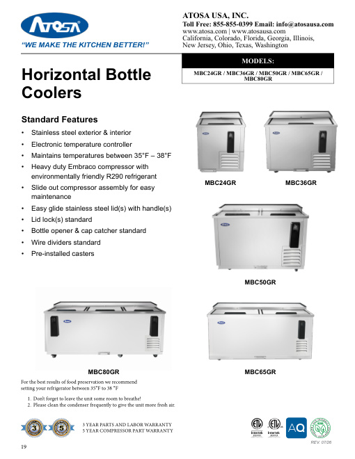 SPEC SHEET