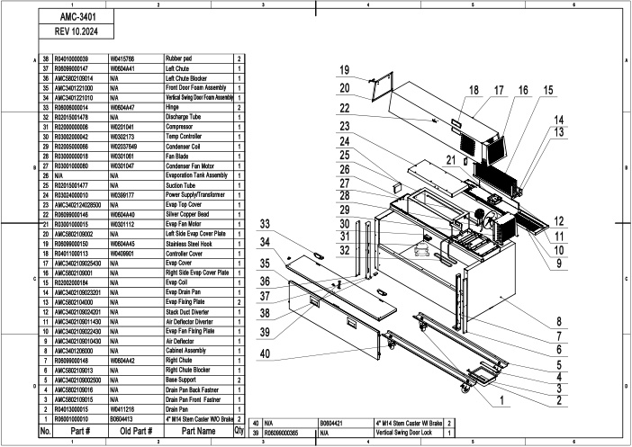 PARTS BREAKDOWN