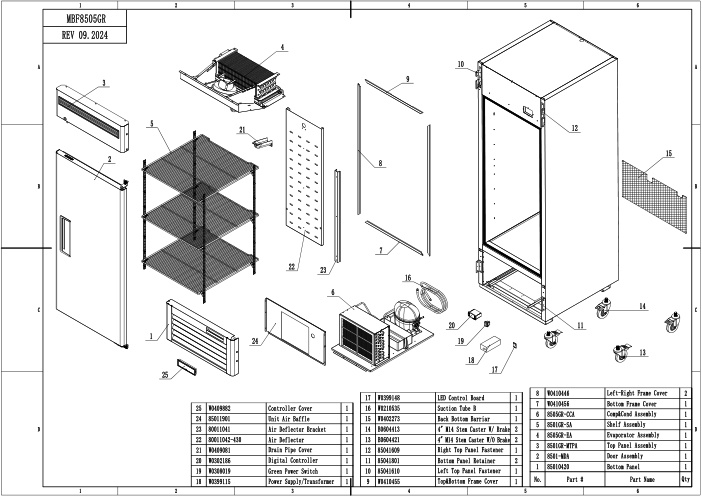 PARTS BREAKDOWN