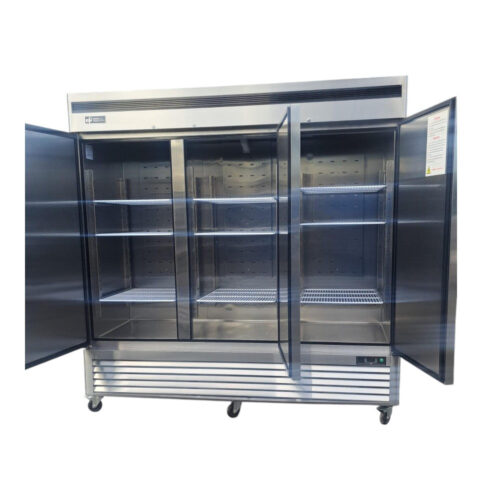 Used EFI C3-82VC 82" 3 Solid Door Reach-In Refrigerator – Certified Pre-Owned, 3 Years Old