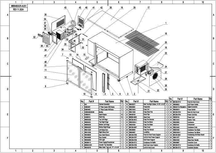 PARTS BREAKDOWN