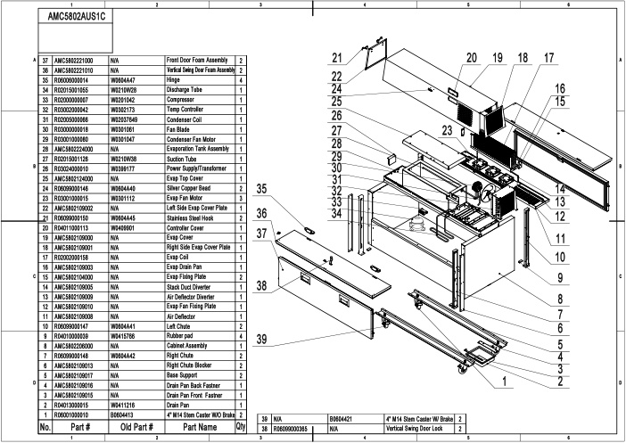 PARTS BREAKDOWN