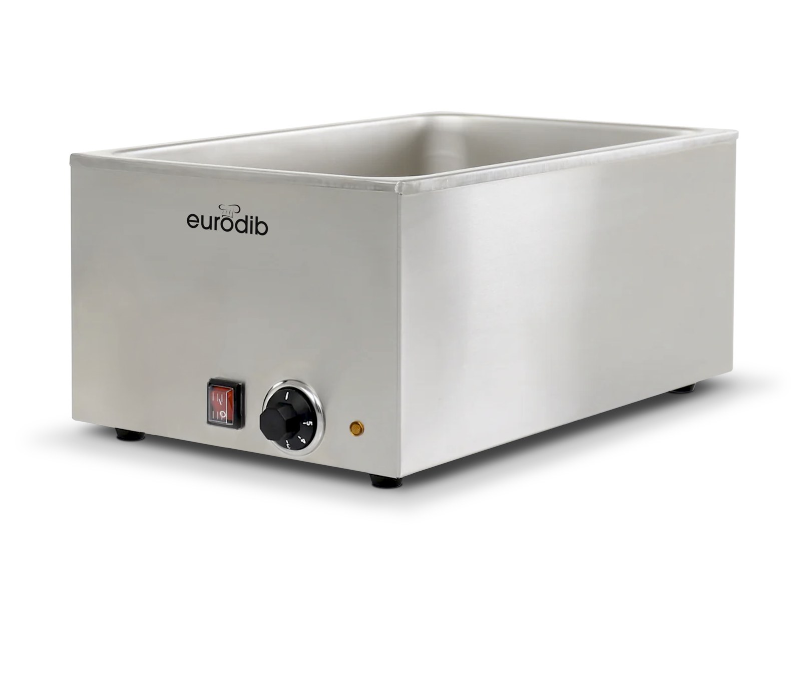 Eurodib FW6 Electric Food Warmer – 6 qt. Water Bath, GN Pan Compatible