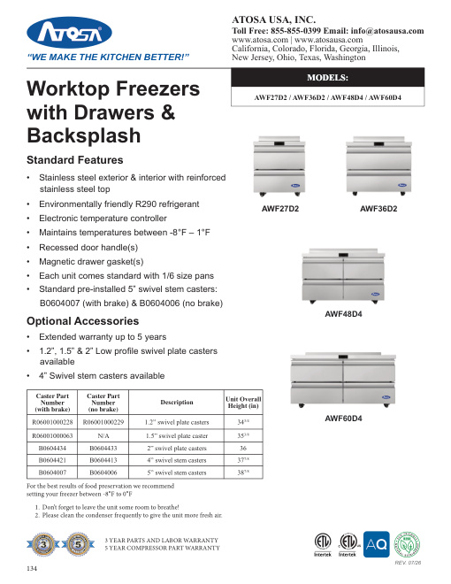 SPEC SHEET