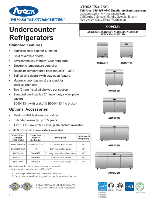 SPEC SHEET