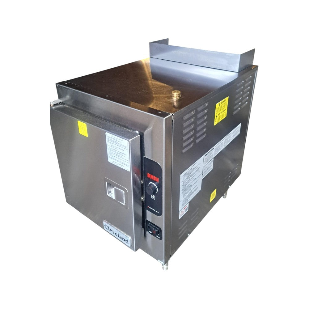 Used Cleveland 21CGA5 Natural Gas Countertop Convection Steamer – Certified Pre-Owned
