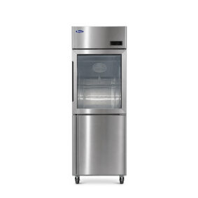 Atosa MCF8607G1 Top Mount 1/2 Glass Door 1/2 Solid Door Reach-In Freezer