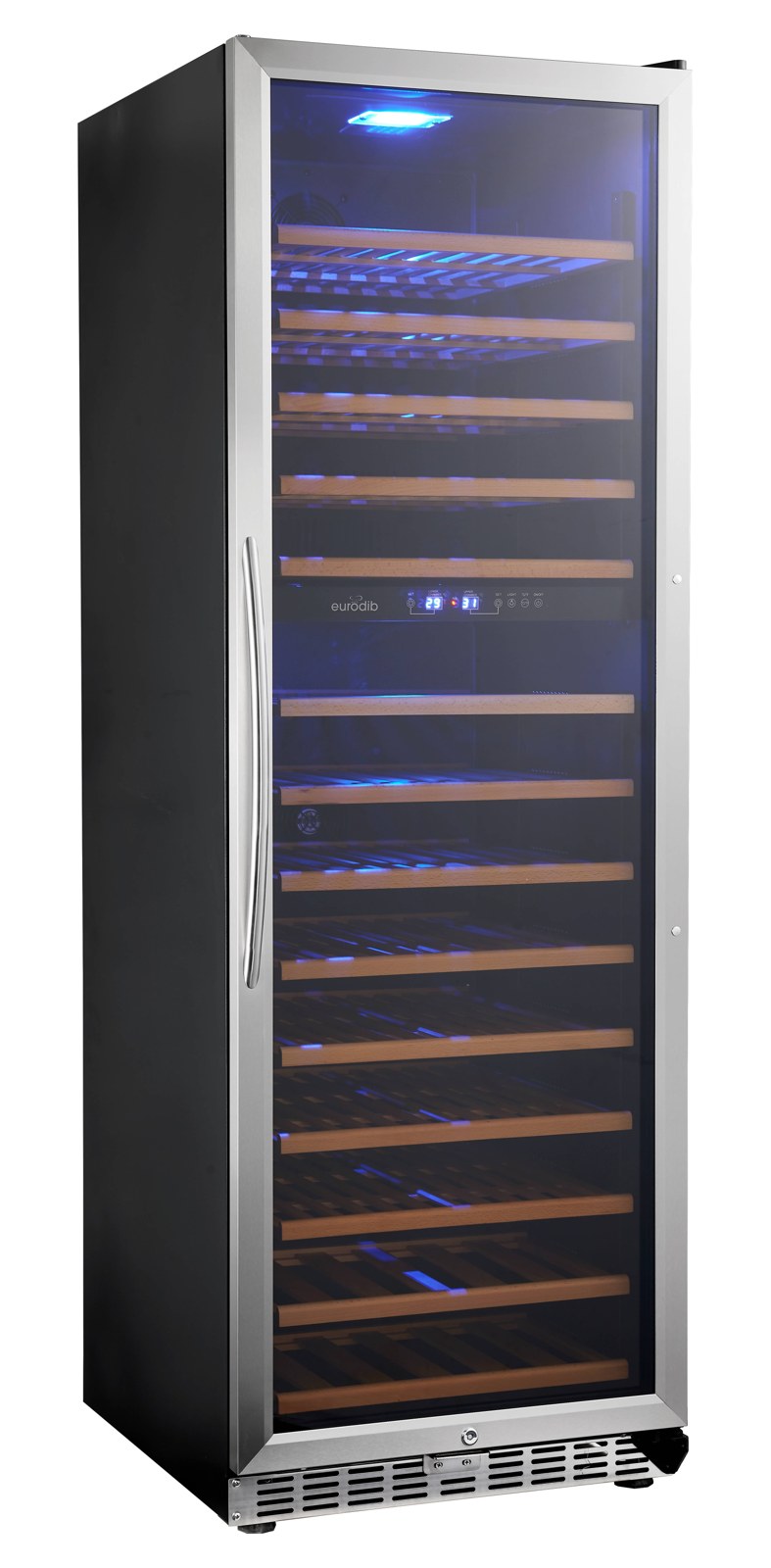 Eurodib USF168S Single Zone Wine Cabinet – 165 Bottles, 15 Shelves