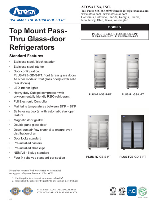 SPEC SHEET