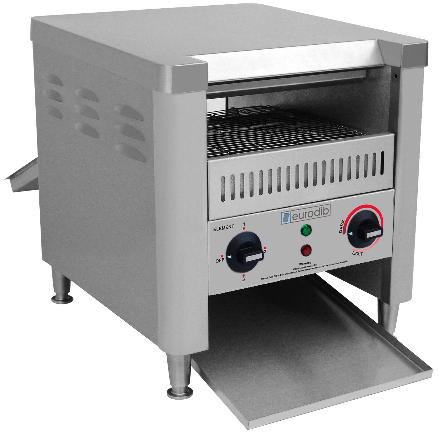 Eurodib SFE02710 208 Conveyor Toaster – Variable Speed, Top and Bottom Elements
