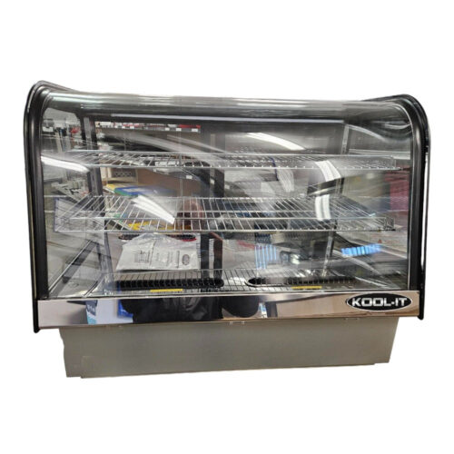 Used Kool-It KCD-36 Curved Glass Refrigerated Deli Case – Pre-Owned, Less Than 2 Years Old