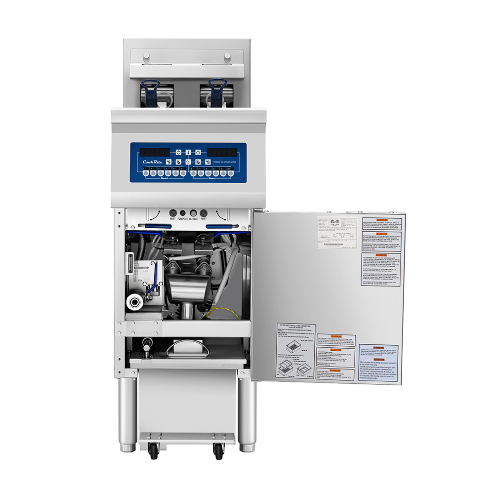 Atosa AEFF-50-1T Electric Fryer Batteries With Built-In Filtration