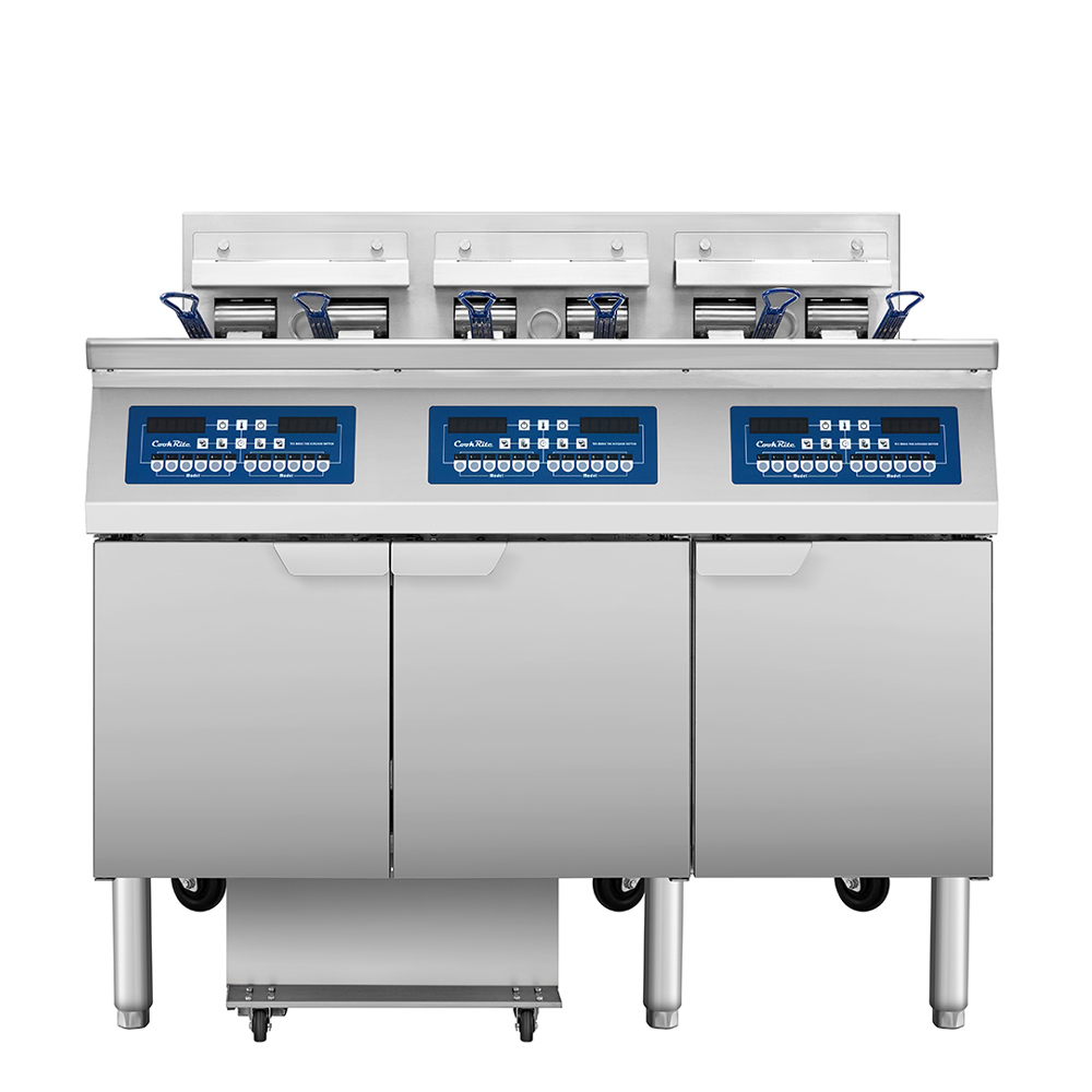 Atosa AEFF-50-3 Electric Fryer Batteries With Built-In Filtration