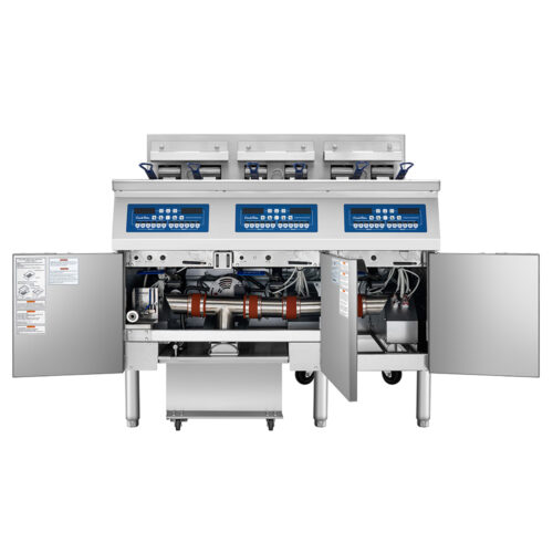 Atosa AEFF-50-3 Electric Fryer Batteries With Built-In Filtration