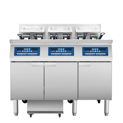 Atosa AEFF-50-3T Electric Fryer Batteries With Built-In Filtration