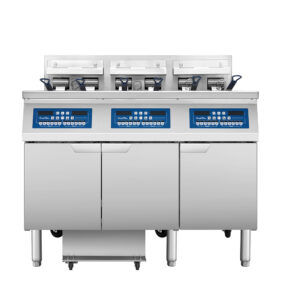 Atosa AEFF-50-3T Electric Fryer Batteries With Built-In Filtration