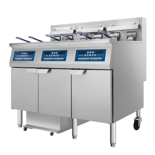 Atosa AEFF-50-3T Electric Fryer Batteries With Built-In Filtration