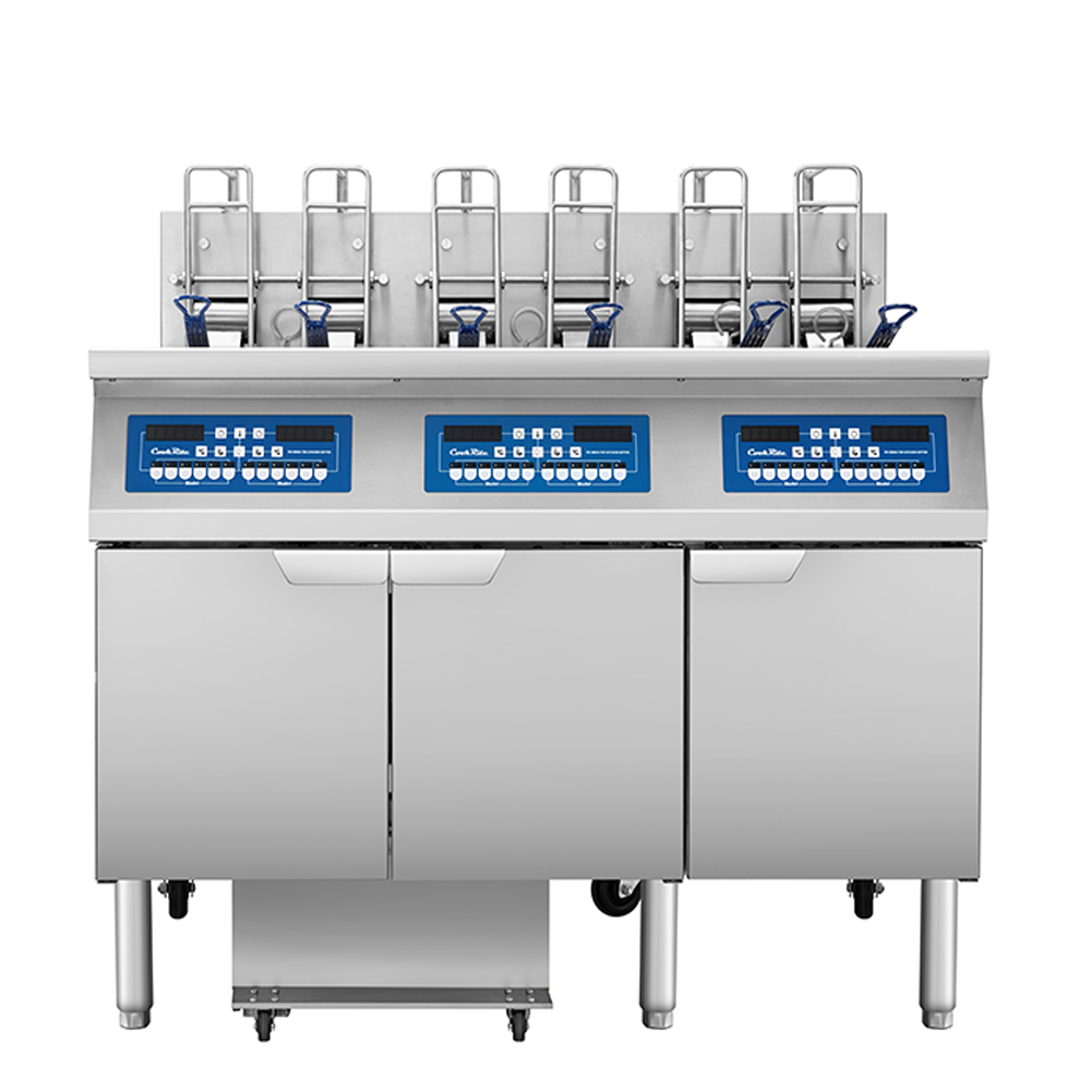 Atosa AEFF-50-3TB Electric Fryer Batteries With Built-In Filtration