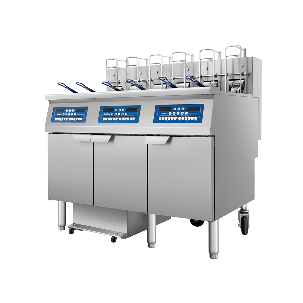 Atosa AEFF-50-3TB Electric Fryer Batteries With Built-In Filtration