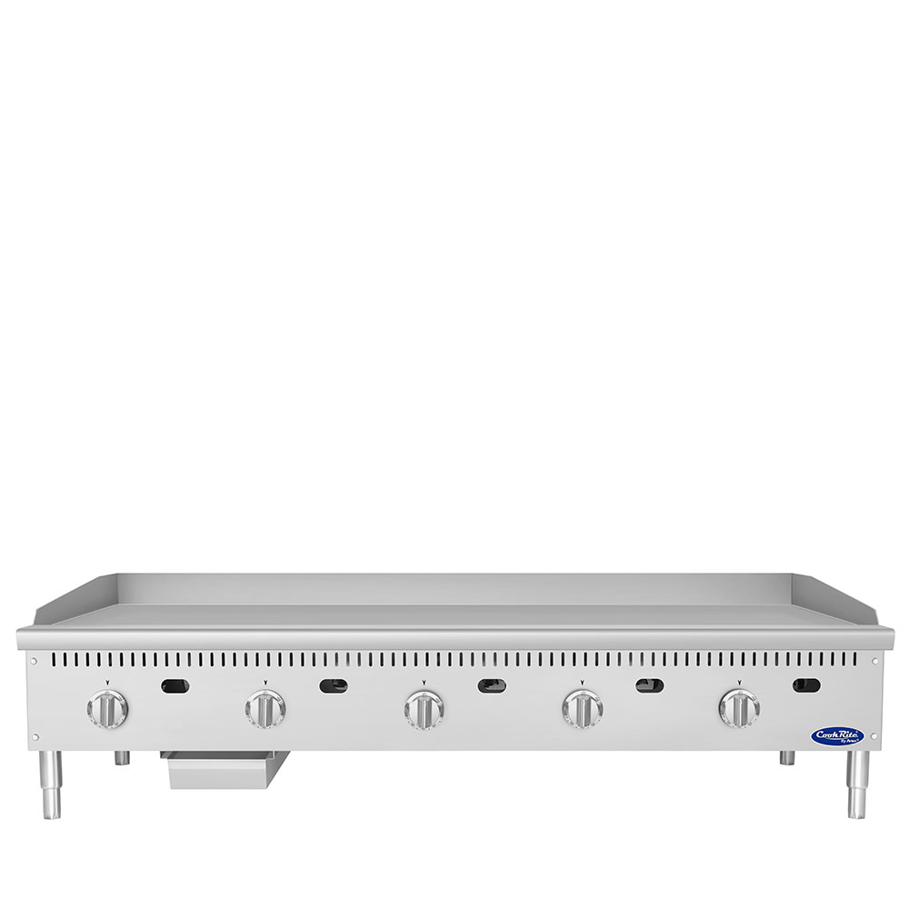 Atosa ATG-6024-S Thermostatic Polished Steel Griddle