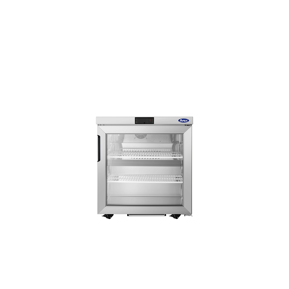 Atosa AUF27GD Glass Door Undercounter Freezer